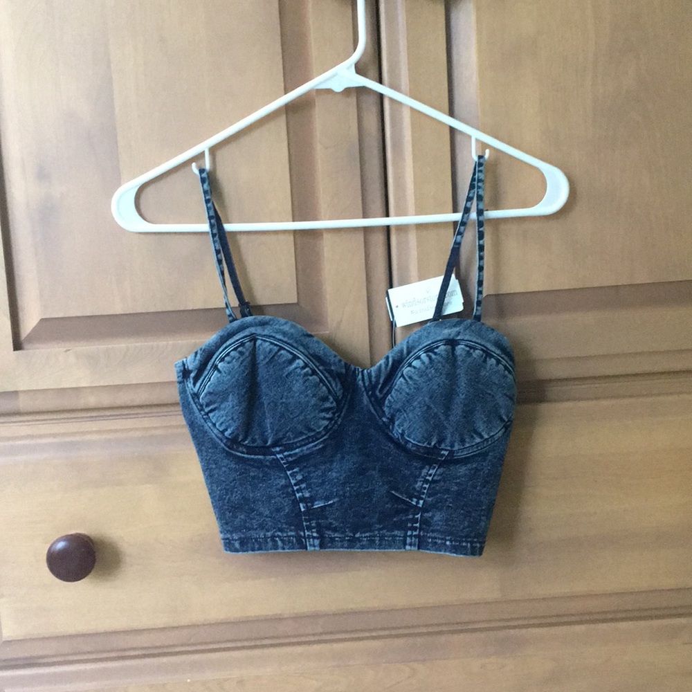 Denim Windsor Crop Top